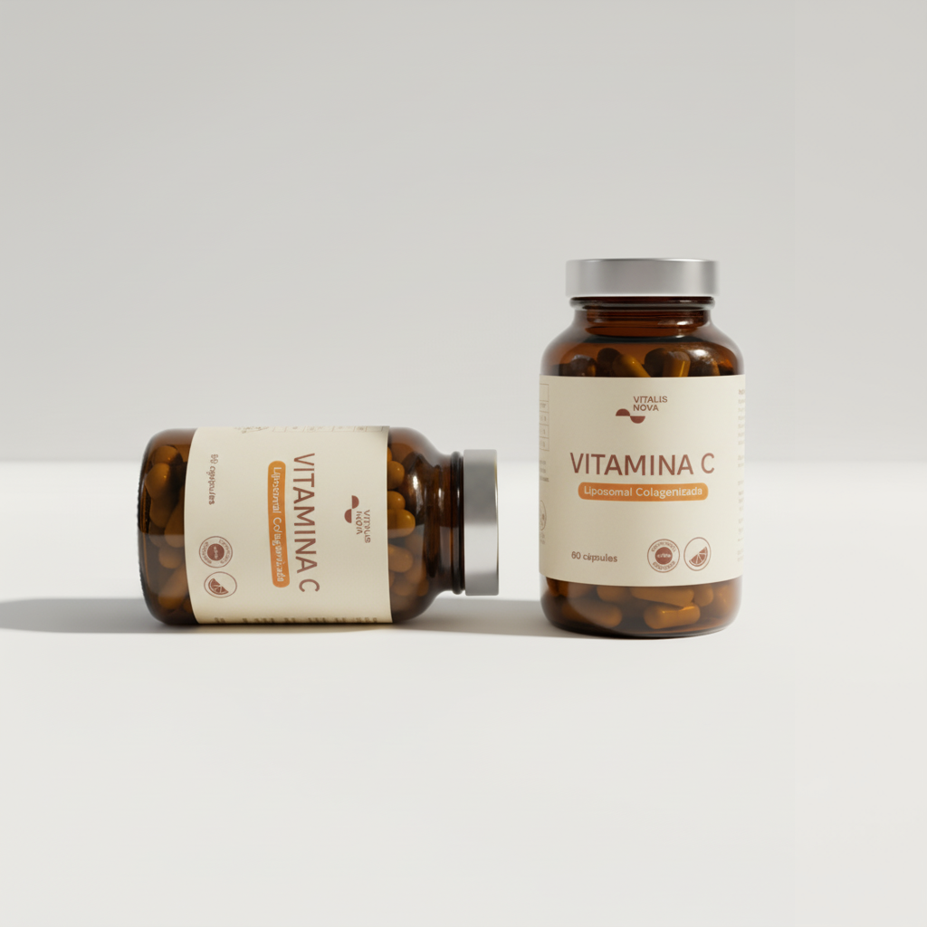 Vitamina C Liposomal para Defensas y Piel Radiante | Alta Absorción | 60 Cápsulas