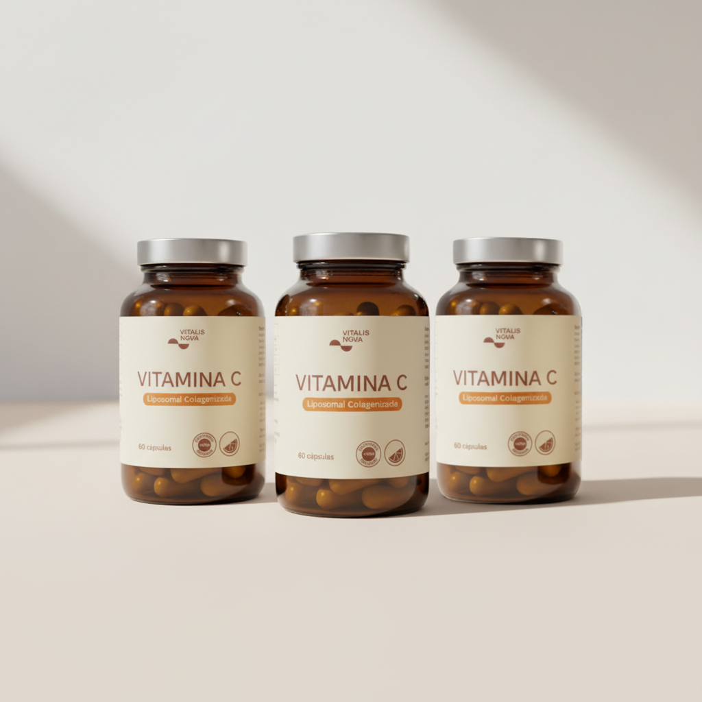 Vitamina C Liposomal para Defensas y Piel Radiante | Alta Absorción | 60 Cápsulas