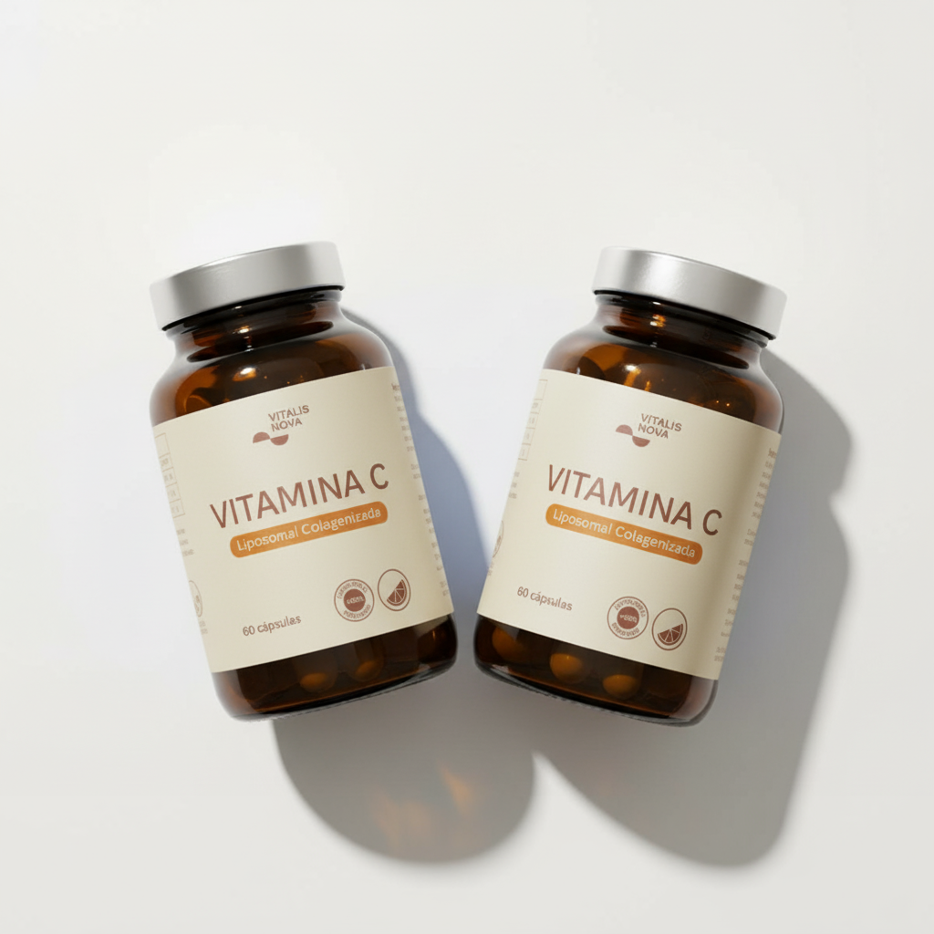 Vitamina C Liposomal para Defensas y Piel Radiante | Alta Absorción | 60 Cápsulas
