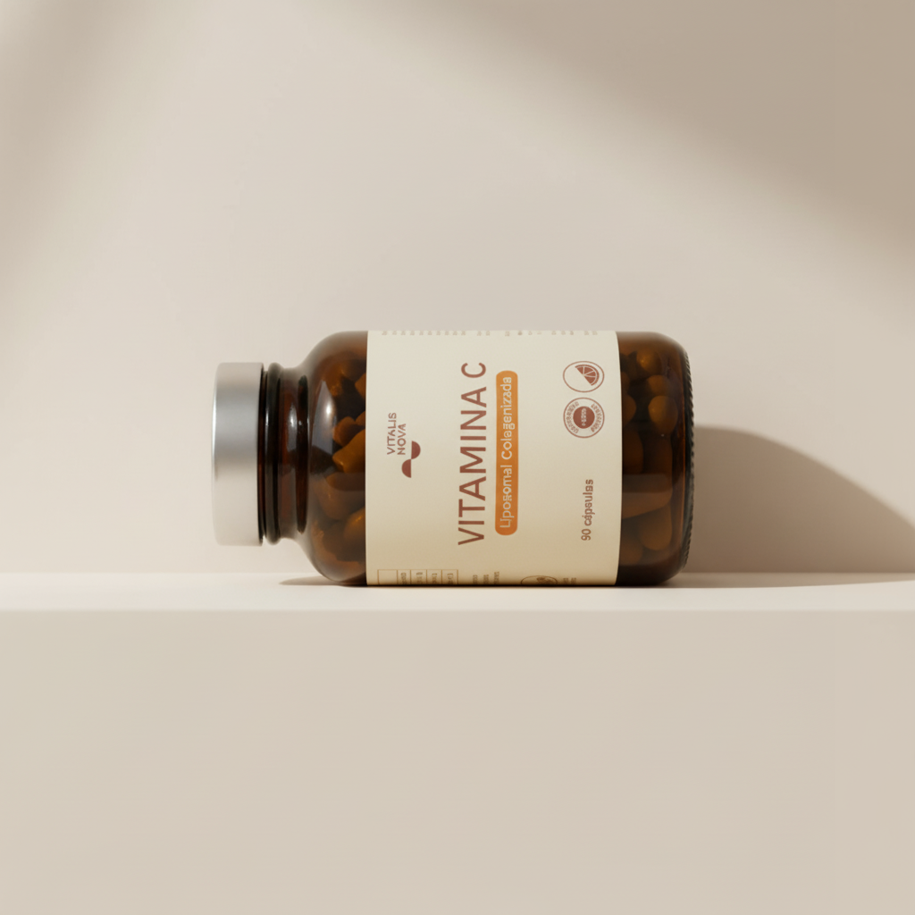 Vitamina C Liposomal para Defensas y Piel Radiante | Alta Absorción | 60 Cápsulas