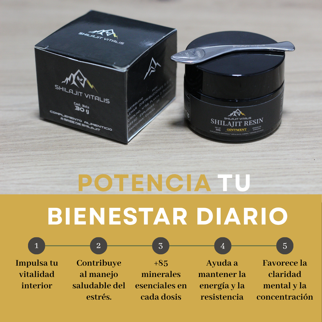 Shilajit Resina 30 gr - Máxima Pureza del Himalaya