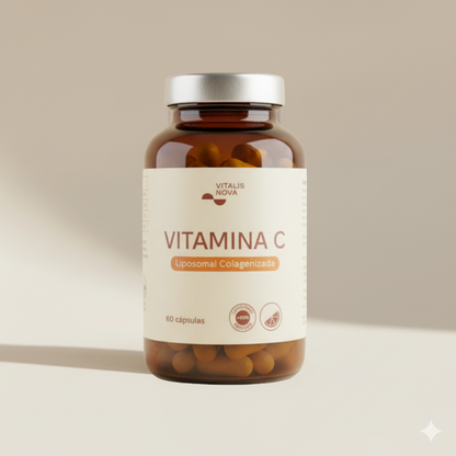 Vitamina C Liposomal para Defensas y Piel Radiante | Alta Absorción | 60 Cápsulas
