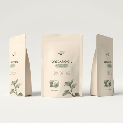 Aceite de Orégano  Protección Natural – 120 cápsulas blandas