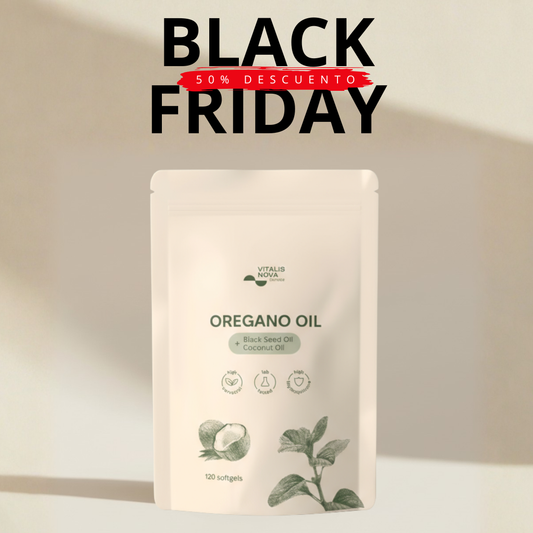 Aceite de Orégano + Coco y Semilla Negra