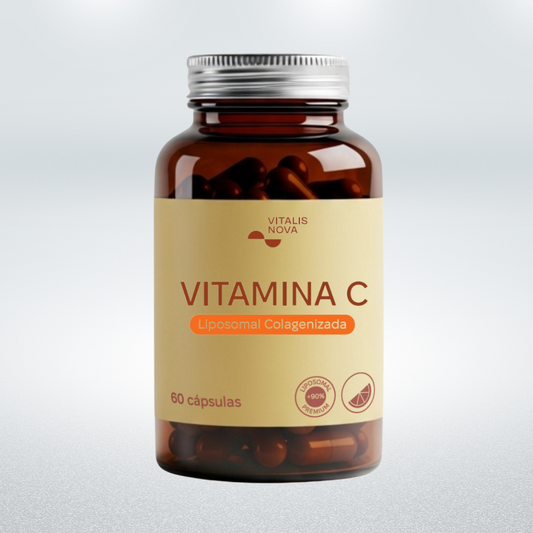 Vitamina C Liposomal para Defensas y Piel Radiante | Alta Absorción | 60 Cápsulas