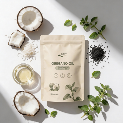Aceite de Orégano + Coco y Semilla Negra