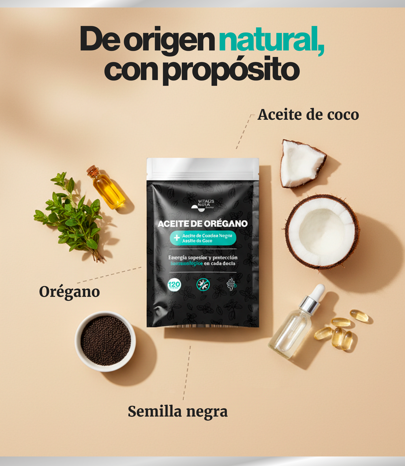 Aceite de Orégano Vitalis Nova