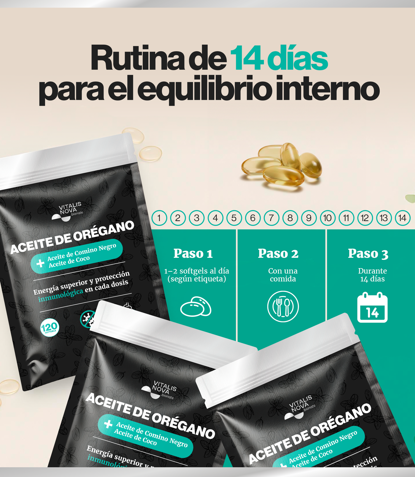 Aceite de Orégano Vitalis Nova