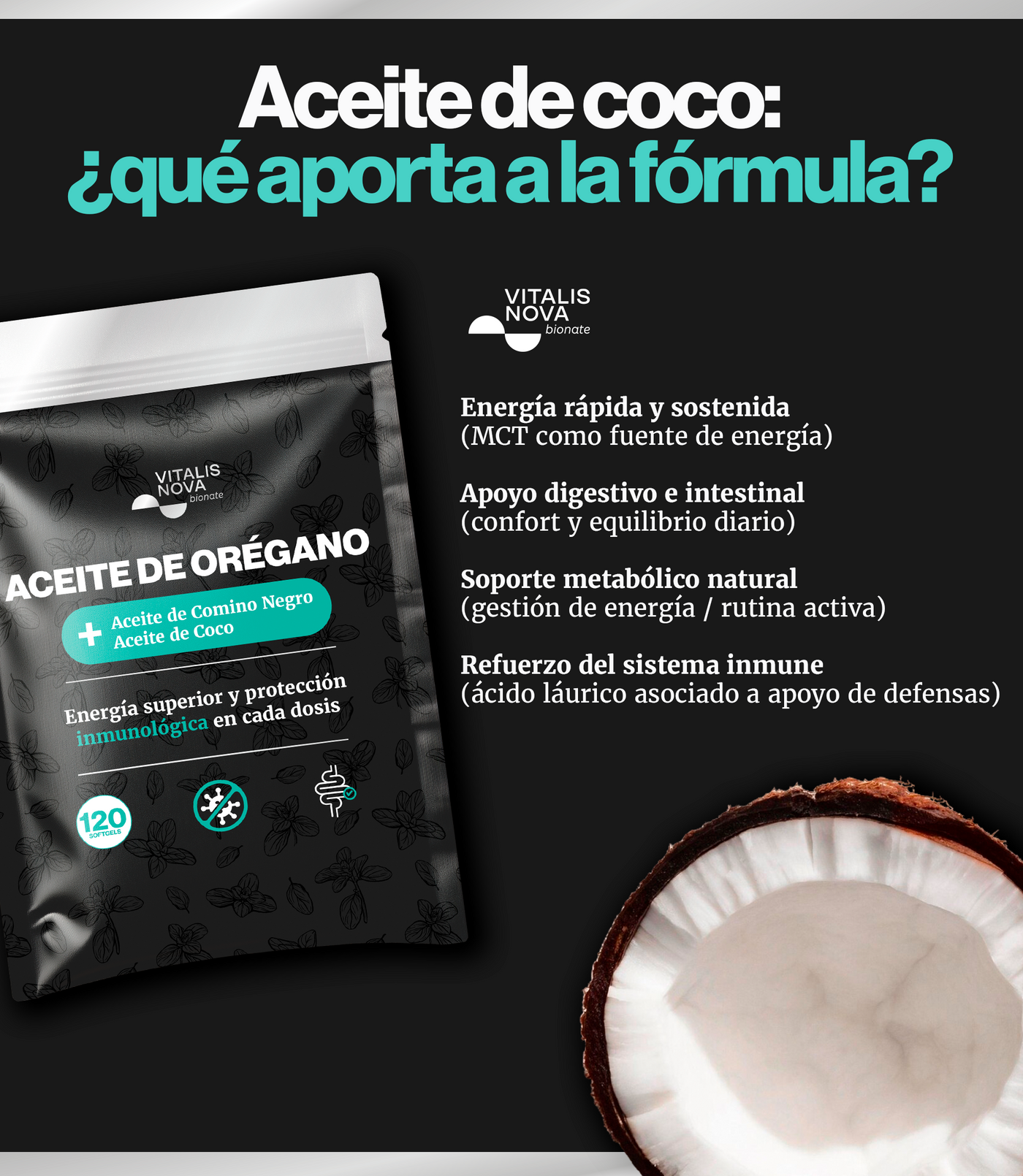 Aceite de Orégano Vitalis Nova